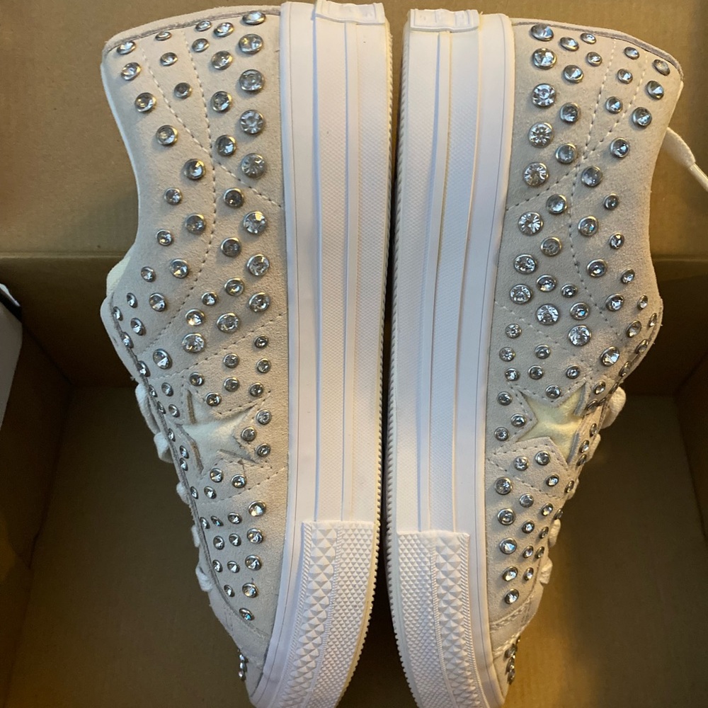 Converse x Opening Ceremony platform crystal sneakers. BNIB